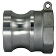 thumbnail image 1 of 304 Stainless Steel Cam-and-Groove Pipe Fitting Adapter 1/2" Cam Lock Plug x 1/2" Female NPT SUS304 SS304, 1 of 2