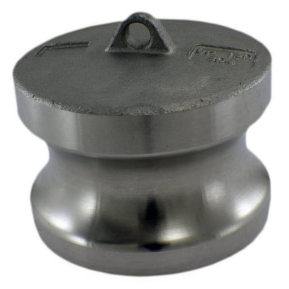 304 Stainless Steel Cam-and-Groove Pipe Fitting Adapter 3/4" Cam Lock Plug x Cap / Stopper SUS304 SS304