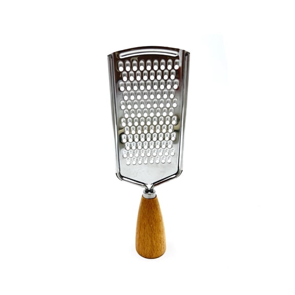 304 Stainless Steel Cheese Grater, Wood Handle Chocolate Grinder, Kitchen Cooking for Baking Ingredient Preparation