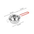 thumbnail image 1 of 304 Stainless Steel Chocolate Melting Pot, Chocolate Candy Cheese Butter and Candle Wax Making Melting Bowl Baking Tools Kitchen Utensils Set, 1 of 1