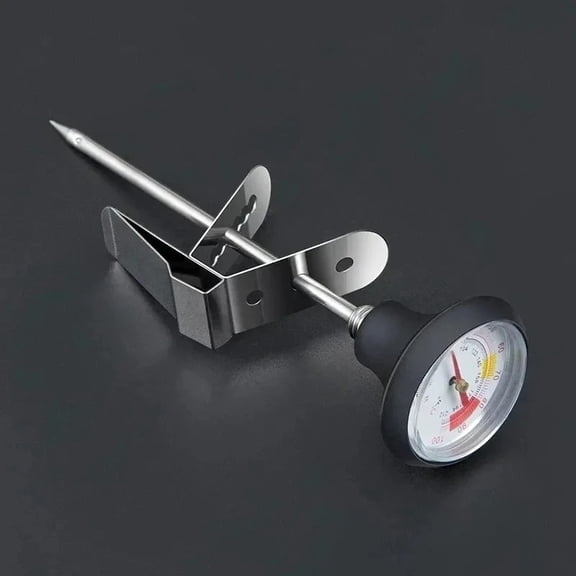304 Stainless Steel Clip On Coffee Pot Thermometer Fast Accurate Temperature Measurement For Milk Frothing Pitcher Tool