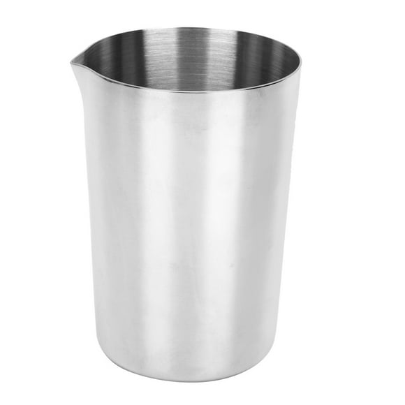 304 Stainless Steel Cocktail Mug Drinking Wine Stirring Mixing Cup 500ML for Bar Party Bartender ToolSilver