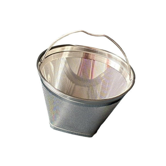 304 Stainless Steel Coffee Filter Fine Meshes Cone Designs Metal Construction Espresso Machine Accessories