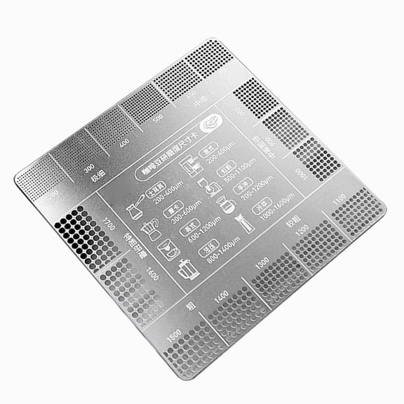 304 Stainless Steel Coffee Grind Guide Reference Card Durable For Enthusiasts