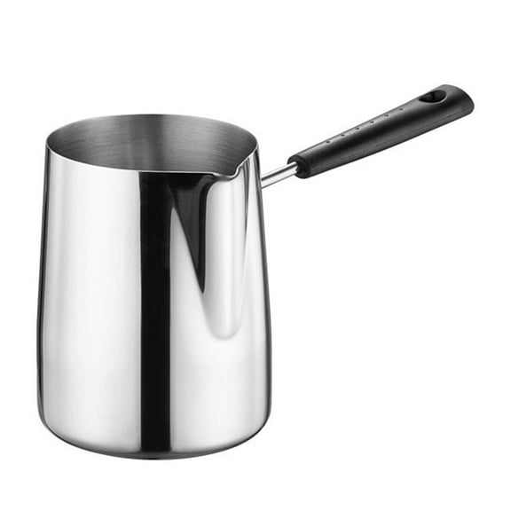 304 Stainless Steel Coffee Pot Designed For Milk Heating And Chocolate Melting Perfect Addition To Your Kitchen