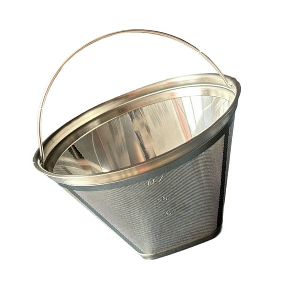 304 Stainless Steel Coffee Filter Fine Meshes Cone Designs Metal Construction Espresso Machine Accessories