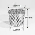 thumbnail image 1 of 304 Stainless Steel Conical Filter Screen Cover for PVC Pipe Sewer Drain Roof Floor Insert Mouse Proof Clog Prevention Outdoor Drainage, 1 of 5