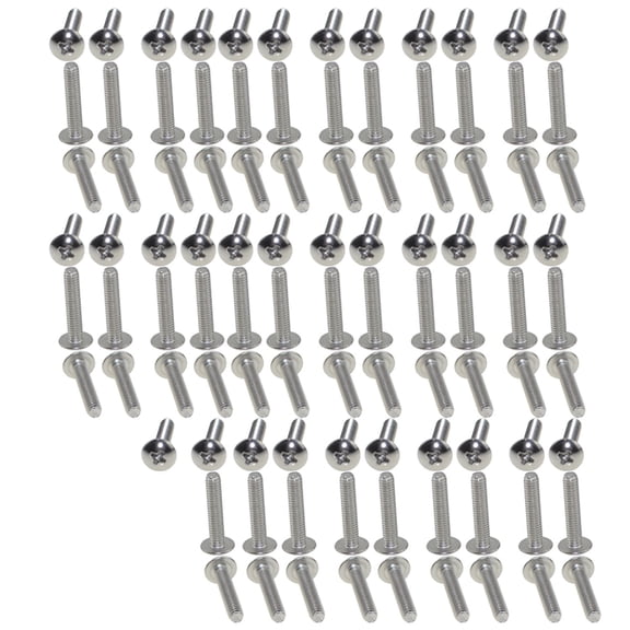 304 Stainless Steel Cross Groove Large Flat Head Screw M4X20(100pcs)