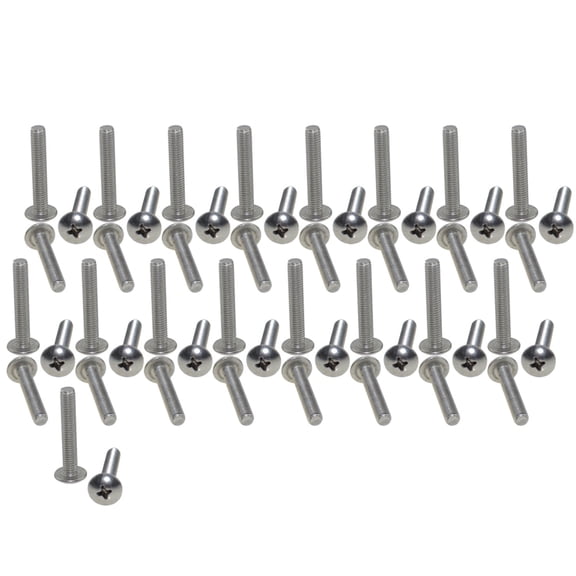 304 Stainless Steel Cross Groove Large Flat Head Screw M5X30(50pcs)