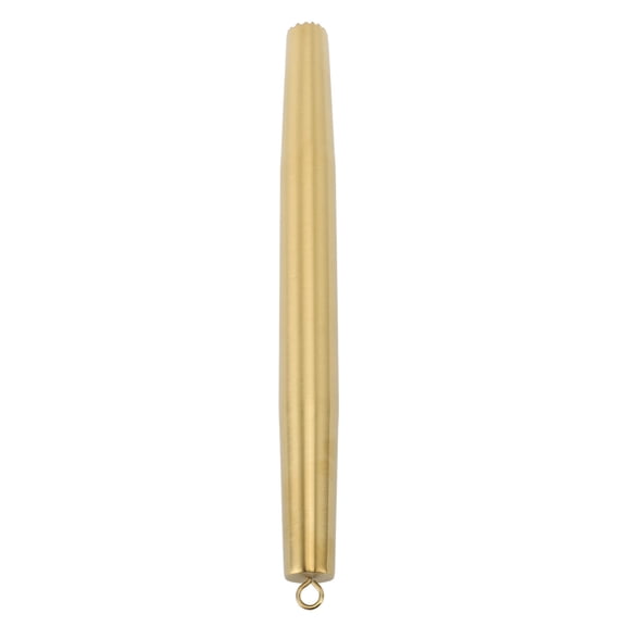 304 Stainless Steel Crushed Ice Dough Roller 13.7 inch / 34.7 cm Rolling Pin for Kitchen Baking Fondant Pizza Pie Pastry Gold