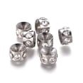 thumbnail image 1 of 304 Stainless Steel Crystal Rhinestone Beads Column Crystal 8x5mm Hole: 1.8mm, 1 of 2