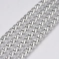 thumbnail image 1 of 304 Stainless Steel Curb Chains Unwelded Stainless Steel Color 6.5x4.5x1.2mm, 1 of 2