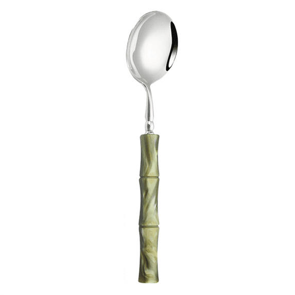 304 Stainless Steel Cutlery Set Beautiful Tableware Spoon, for Kitchen Pieces Wedding Gift,1 x Spoon,As Shown