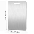 thumbnail image 1 of 304 Stainless Steel Cutting Board - 2mm Thick Food-Grade Chopping Board for Meat, Vegetables & Fruits | Dishwasher Safe & Hangable | Durable Kitchen Prep Board, 1 of 1