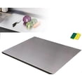 thumbnail image 1 of 304 Stainless Steel Cutting Board with Lip,Large Metal Chopping Board with Counter Edge, Double-Sided Use,Non-Slip Kitchen Board, 1 of 5
