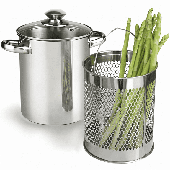 3.5 Quart Stainless Steel Deep Fryer, Fast Heating, Removable Basket, Easy to Clean, Perfect for Home Cooking & Family Meals
