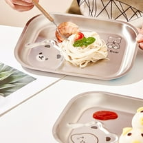 304 Stainless Steel Dinner Plate Shatter-Proof Snack Plate - Dishwasher Safe Beer YIWEI