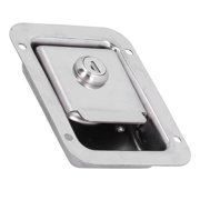 304 Stainless Steel Door Latch, Toolbox Lock With Keys, RV, Trailer, Truck Use