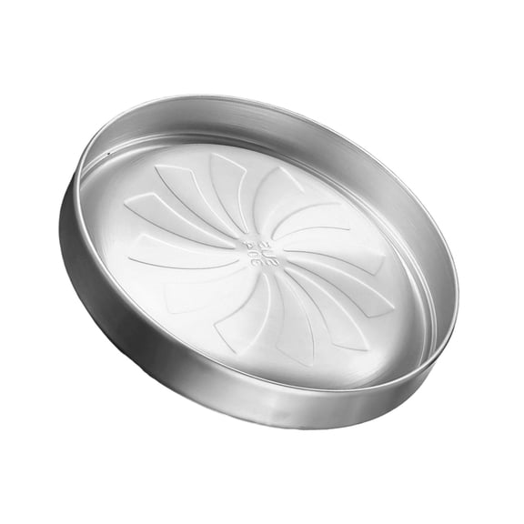 304 Stainless Steel Double Layer Dish Plate 20cm Heat Insulation Golden Finish Tableware For Family Gatherings