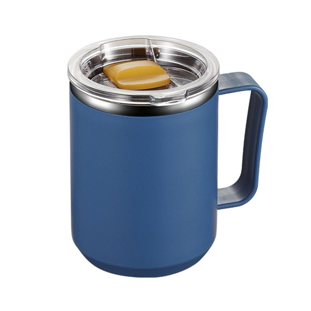 Double Wall Stainless Steel Coffee Mug with lid Portable Cup Travel