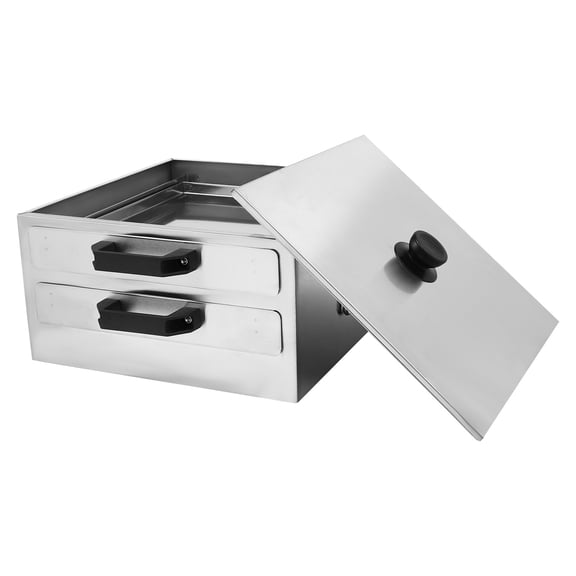 304 Stainless Steel Double-layer Rice Noodle Machine | Manual Cantonese Rice Noodle Rolls Machine, 2 Layer, Stainless Steel Food Steamer, No Electricity Needed