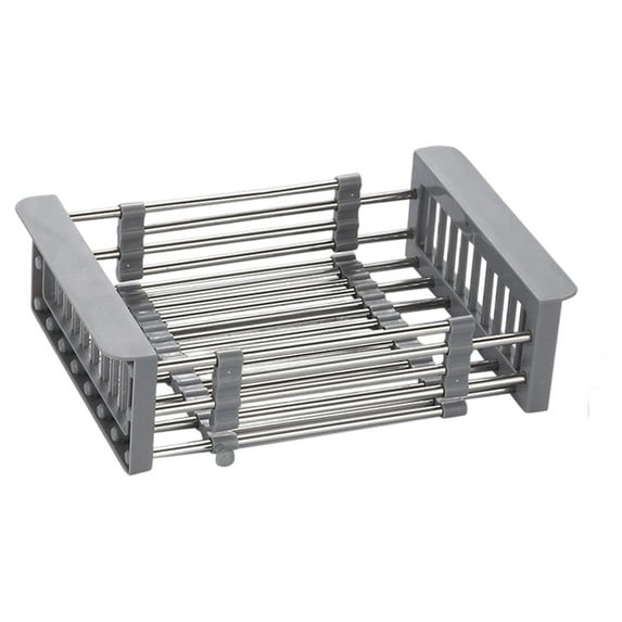 304 Stainless Steel Drain Basket for Kitchen Sink a 29*17, 2026 Extend Kitchen Sink Drain Basket with Adjustable Boom Stainless Retractable Rack Portable Multi Functional Extender Basket