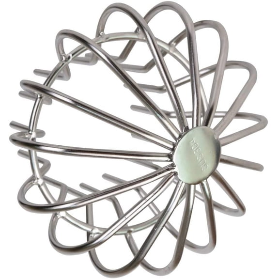 304 Stainless Steel Drain Outdoor Roof Anti-Blocking Line Cap Round Floor Net Cover Drainage Floor Line Leak Gutter Cleaning Tool (3 inch)