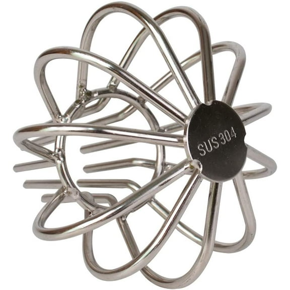 304 Stainless Steel Drain Outdoor Roof Anti-Blocking Line Cap Round Floor Net Cover Drainage Floor Line Leak Gutter Cleaning Tool (3 inch)