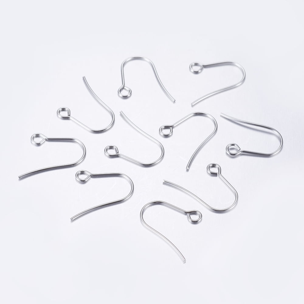 Titanium Ear Wires - 10 Pairs with Outside Loop - Made in the USA –  Creating Unkamen
