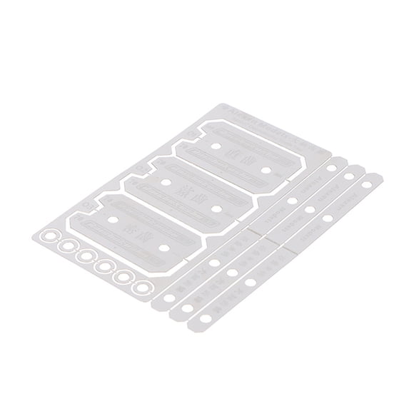 304 Stainless Steel Etching Saw Blade Set Wear-Resistant, Anti-Rust for Model Component Cutting Separation