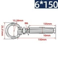 thumbnail image 1 of 304 Stainless Steel Expansion Bolts With Rings Wall Anchors Eye Screws 6/8/10mm, 1 of 6