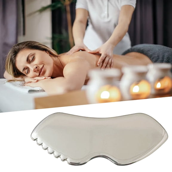 304 Stainless Steel Facial Scraping Knife, Lip-Shaped Tool for Gua Sha & Massage