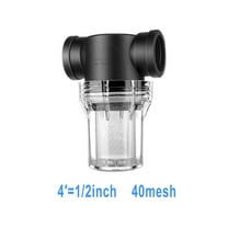 304 Stainless Steel Filter Screen 80 Mesh Pre-Filter Water Pump Filter 1/2 Inch 3/4 Inch 1 Inch Male Pipe Thread Filter