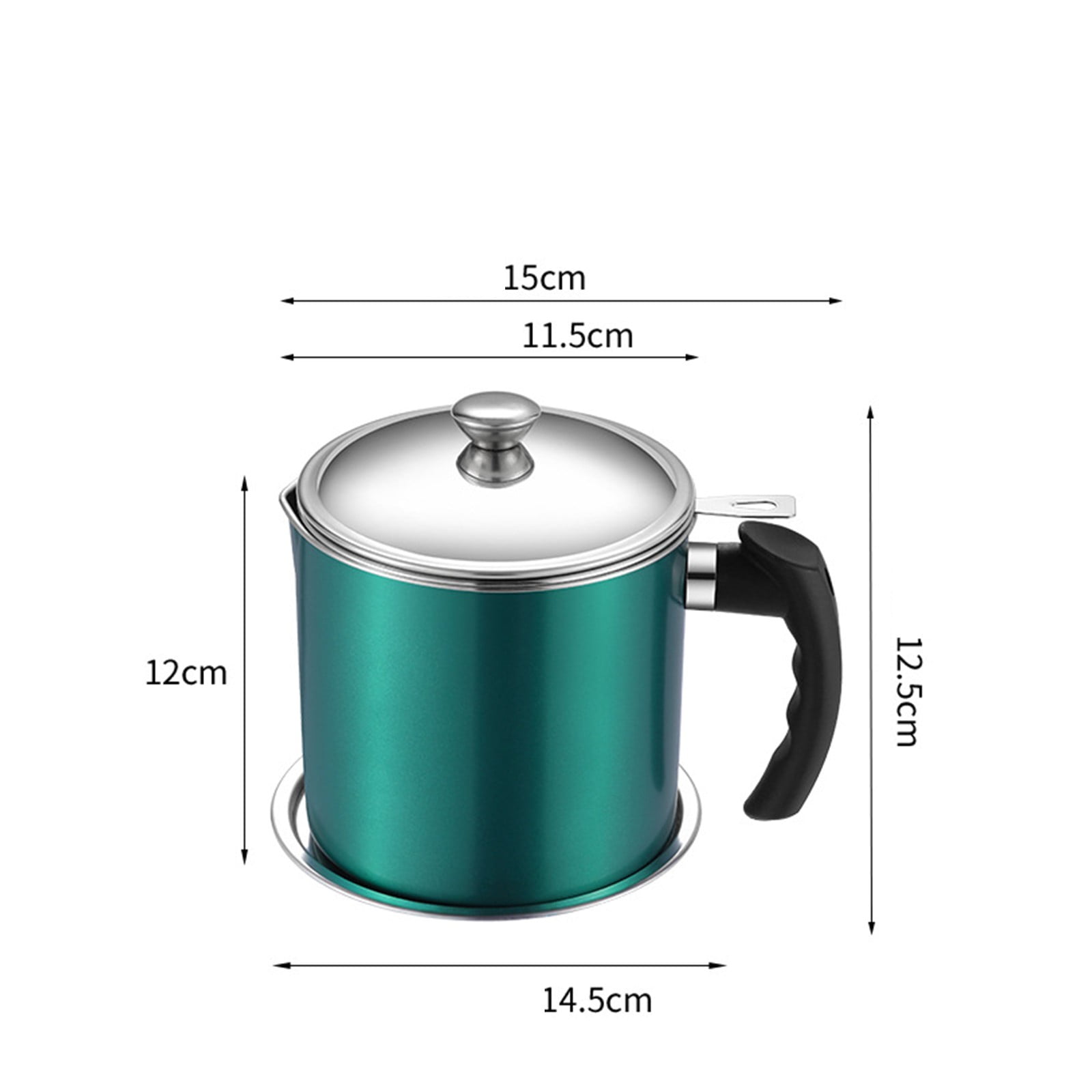 304 Stainless Steel Filtering Oil Pot Large Capacity Filtering Oil Oil ...