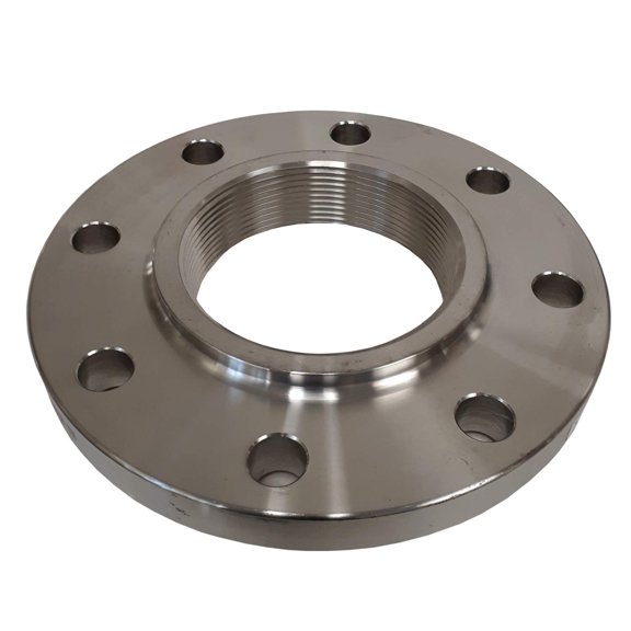 304 Stainless Steel Flange, 4 Inch NPT Thread, Raised Face, Class 150$$Plumbing & HVAC