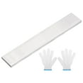 thumbnail image 1 of 304 Stainless Steel Flat Bar 5/16" Thickness, 2" Width, 12" Length, Brushed Finish Trim Strips Sheet, 1 of 5