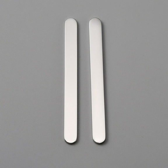 304 Stainless Steel Flat Ring Blanks Stamping Blanks Finger Ring Finding Stainless Steel Color 52x5x1.5mm