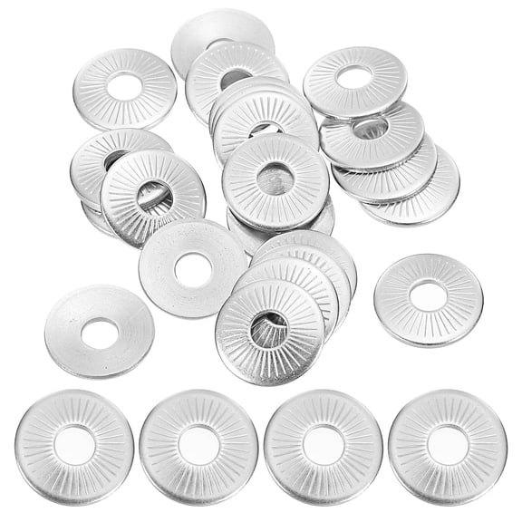 304 Stainless Steel Flat Washers M5x16mm Belleville Spring Disc Washer Conical Knurled Metric Gasket 100 Pack