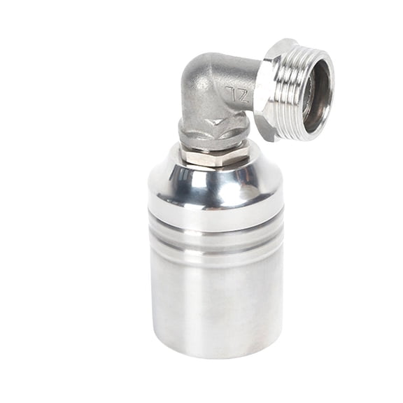 304 Stainless Steel Float Valve, Automatic Water Level Control For Swimming Pools, Aquaculture & Livestock, Side Inlet Ball Valve, No Electricity Required, Metal Construction(B)