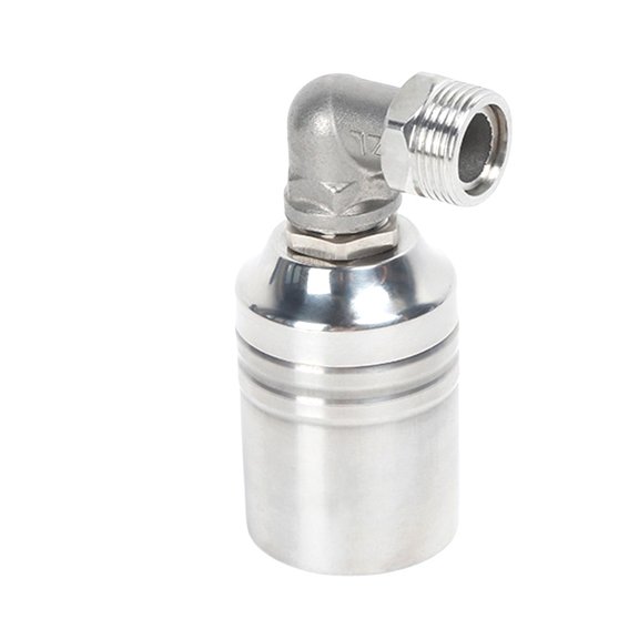 304 Stainless Steel Float Valve, Automatic Water Level Control For Swimming Pools, Aquaculture & Livestock, Side Inlet Ball Valve, No Electricity Required, Metal Construction(A)