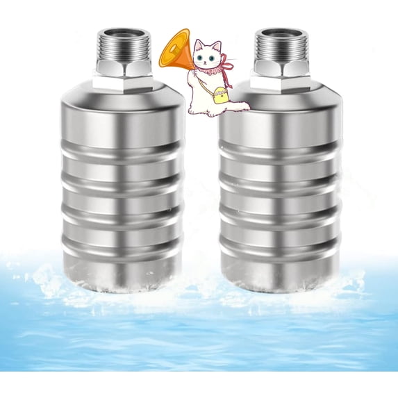 304 Stainless Steel Fully Automatic Water Level Control Float Valve, 2 Pack Auto Shut Off Ball Mini Float Valve, Mini Float Ball Valve Water Level Controller for Water Tank (3/4'', Upper Water Intake)