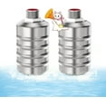 thumbnail image 1 of 304 Stainless Steel Fully Automatic Water Level Control Float Valve,2 Pack Auto Shut Off Ball Mini Float Valve,Mini Float Valve Water Controller for Water Tank (1/2'',Upper Water Intake), 1 of 8