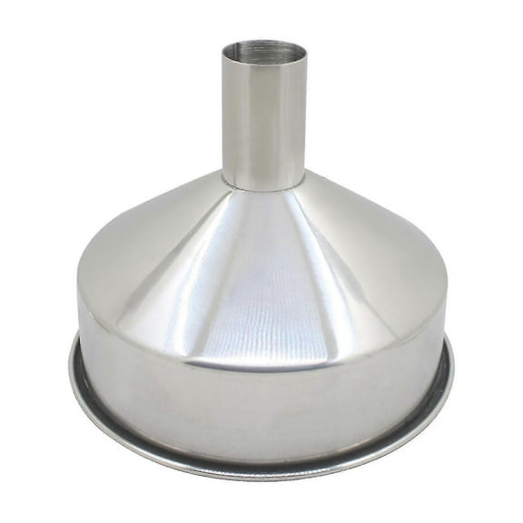 304 Stainless Steel Funnel Large With Filter Household Wine And Oil Funnel Extra-large Industrial Hopper 1pcs245-38mm