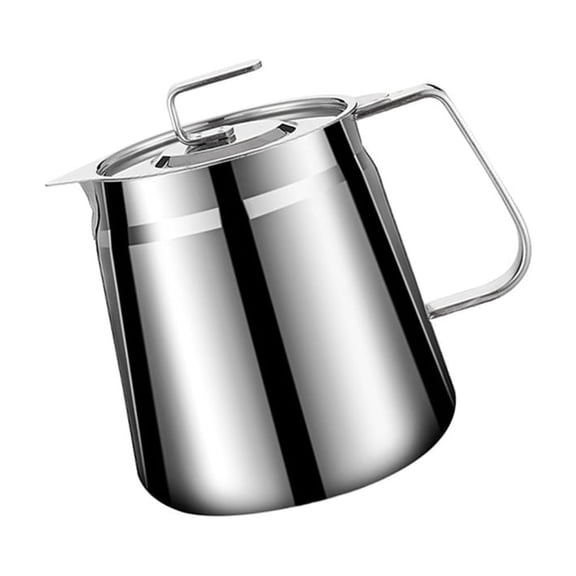 304 Stainless Steel Grease Container Can with Strainer and Lid Storage Pots For Easy And Rusts