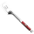 thumbnail image 1 of 304 Stainless Steel Grill Clamp 13.4 Inch Long Multipurpose Gripper Food Clip Double Sided Spatula for Outdoor BBQ Cooking and Grilling Camping Picnic, Push up & Push down Button(Red,13.4x2.6"), 1 of 9