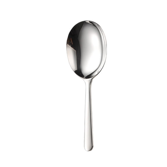 304 Stainless Steel Heat Resistant Short Handle Serving Spoon For Easy Portion Control Dishwasher Safe Kitchen Tool