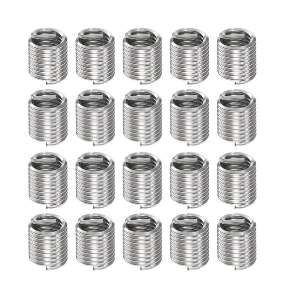 304 Stainless Steel Helical Wire Threaded Inserts Threaded Sleeve 5/16-24 UNF 15.8mm