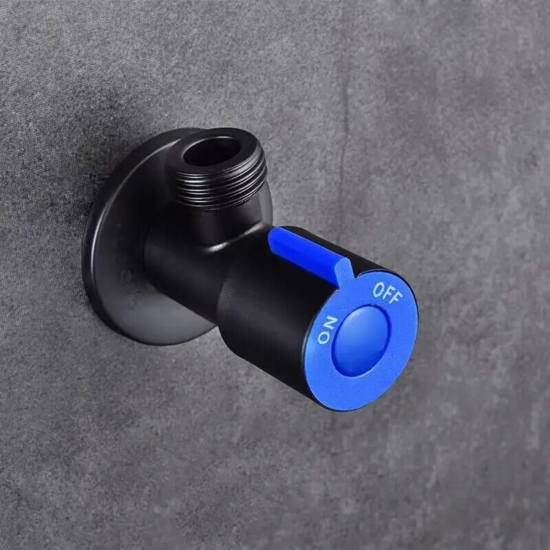 304 Stainless Steel Hot ＆ Cold Inlet Valve Bathroom Faucet Stop Valve