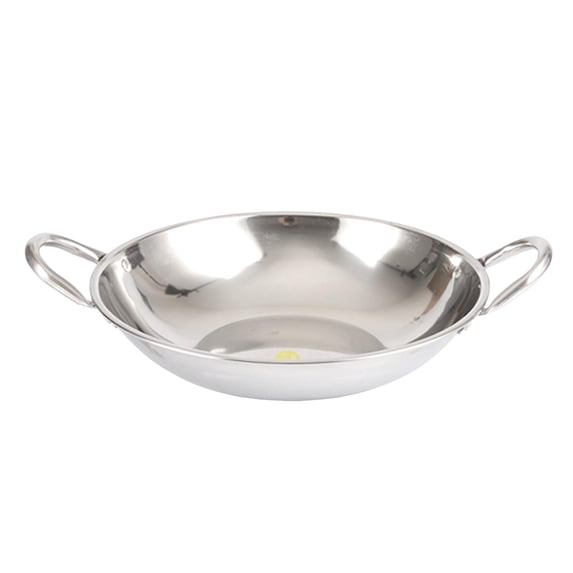 304 Stainless Steel Hot Pot Dry Pan Non-Stick Kitchen Cookware for Home Cooking Durable and Easy to Clean