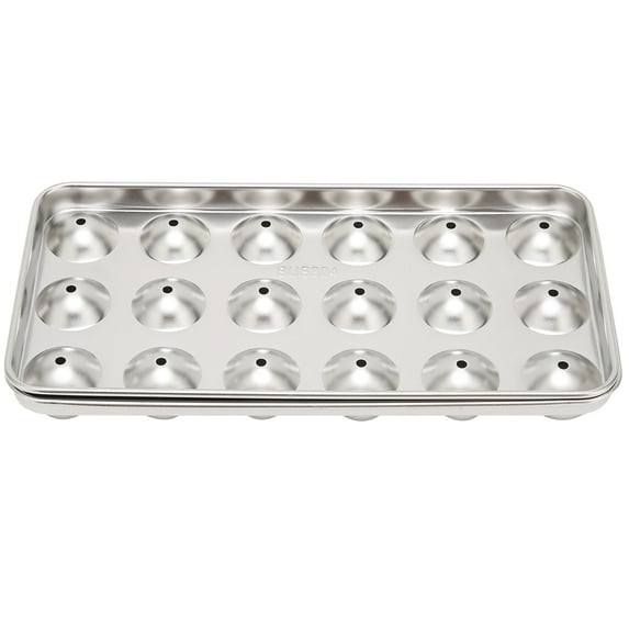 304 Stainless Steel Ice Tray Mold,18 Grids Ice Cube Cooling Ball,for Wine Beverage Bar Restaurant,Cool Wine or Beverage Immediately for Wine Beverage Bar Restaurant
